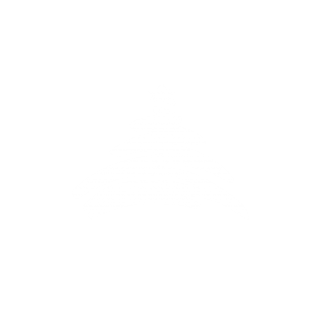 icon shape of real christmas tree